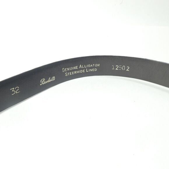 Bechelli Belt Genuine Alligator Steerhide Lined 32 1\
